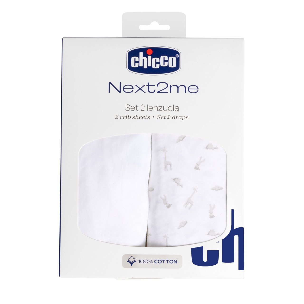Set Lenzuola in Cotone per Next2Me - 2pz Chicco - 1