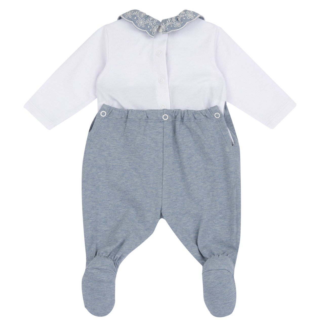 Chicco Grenouillère Coton Ouverture Frontale Bébé - Confortable Et Pratique
