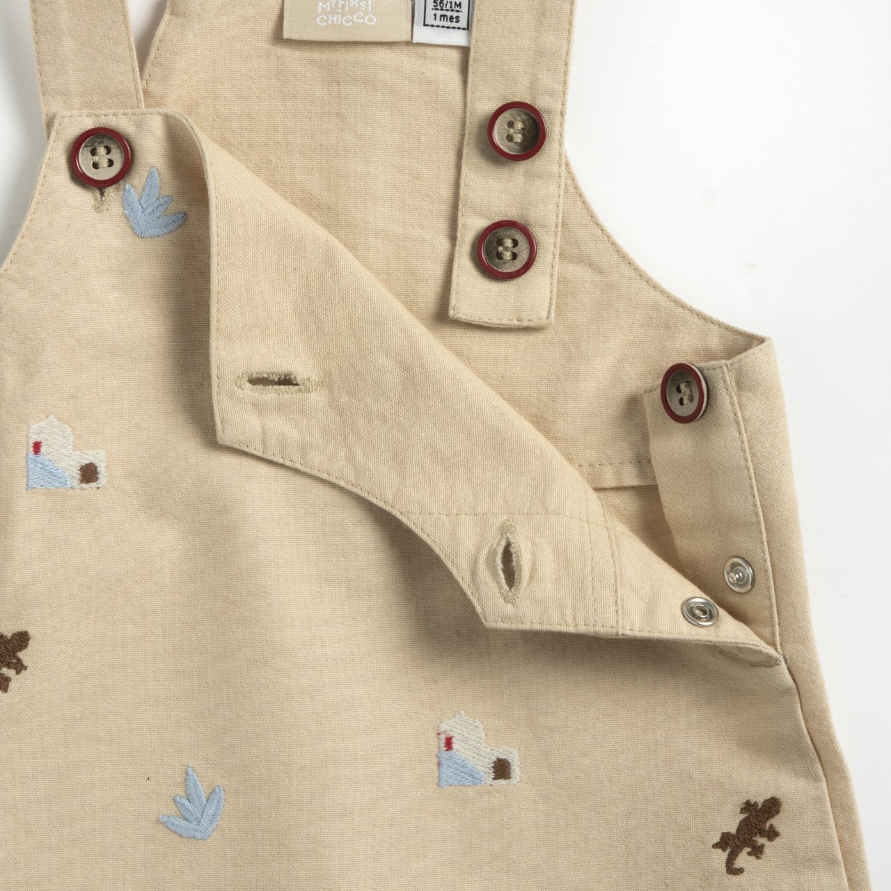 Completo maglietta manica corta con salopette corta Chicco - 3