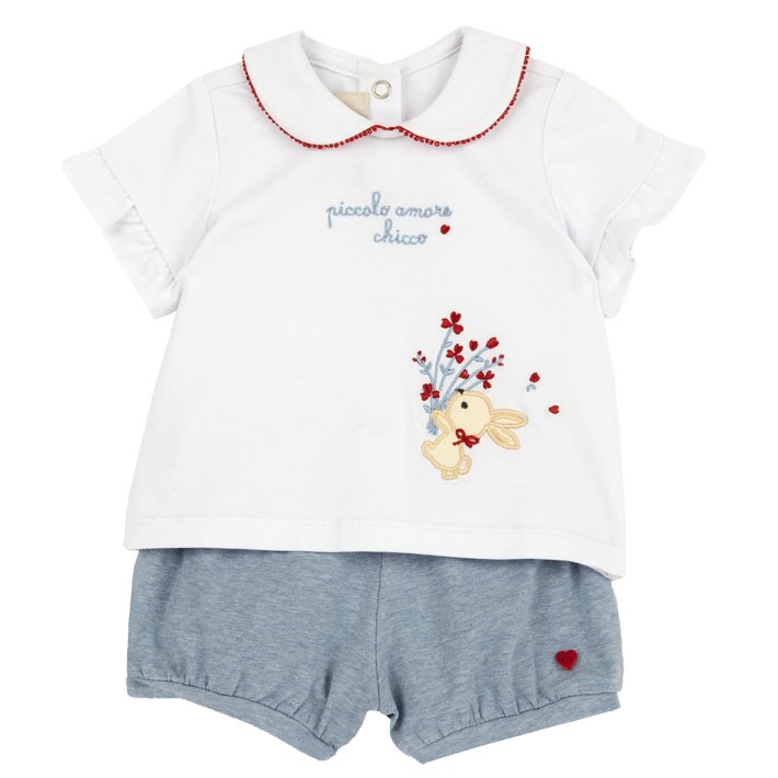 Completo maglietta manica corta e pantaloni corti