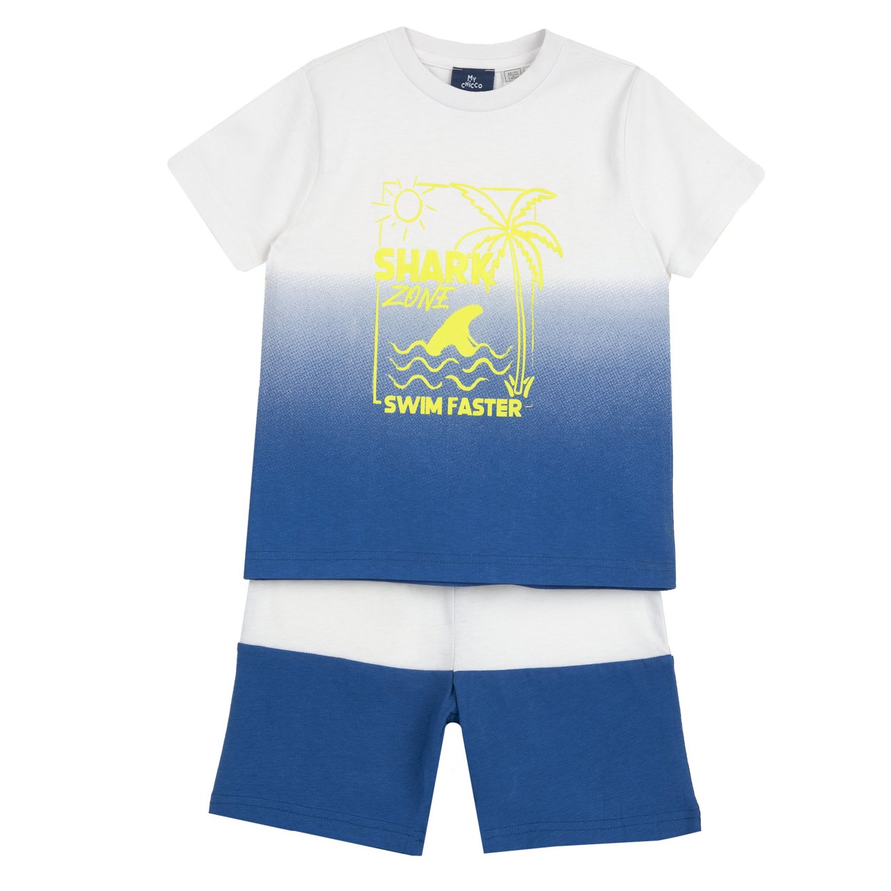 Conjunto de camiseta y pantalones cortos playa Chicco - 0
