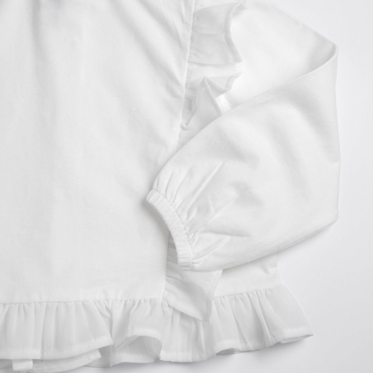 Maglietta manica lunga con balze Chicco - 2