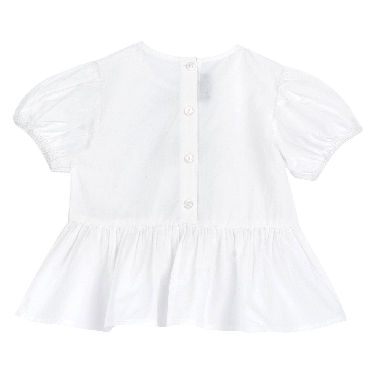 Chemise &agrave; manches courtes avec volant et n&oelig;uds Chicco - 1