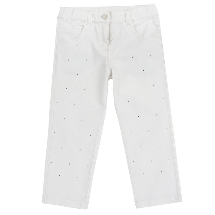 Pantaloni lunghi con applicazioni