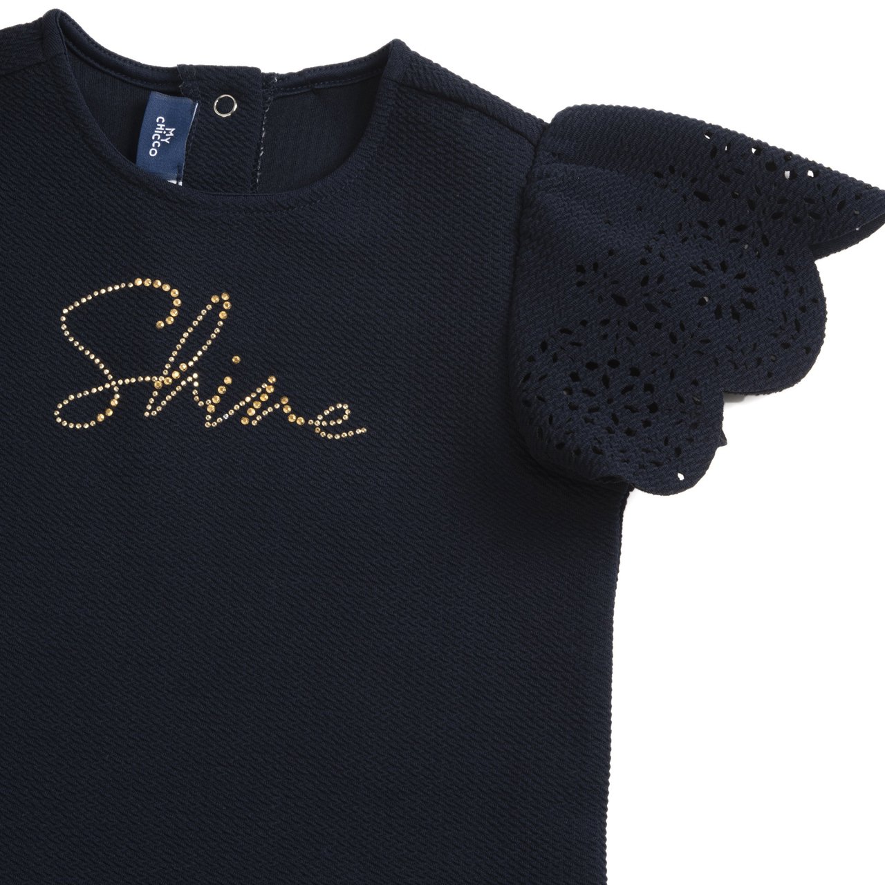 Vestito manica corta con smerlo Chicco - 2