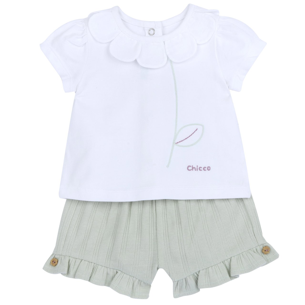 Completo maglietta manica corta e pantaloni corti Chicco - 0