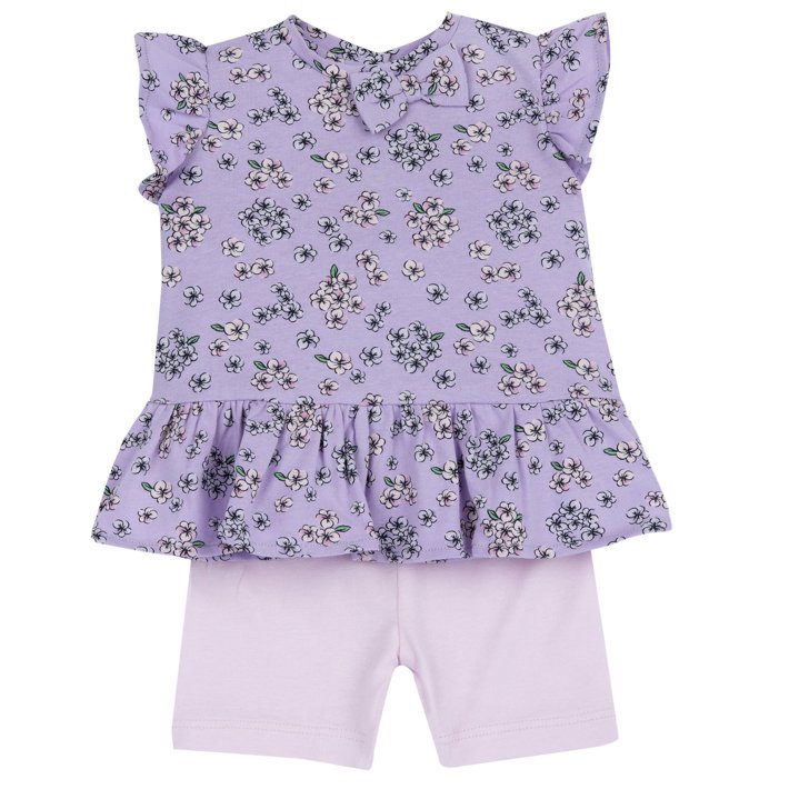 Completo manica corta con pantaloni corti