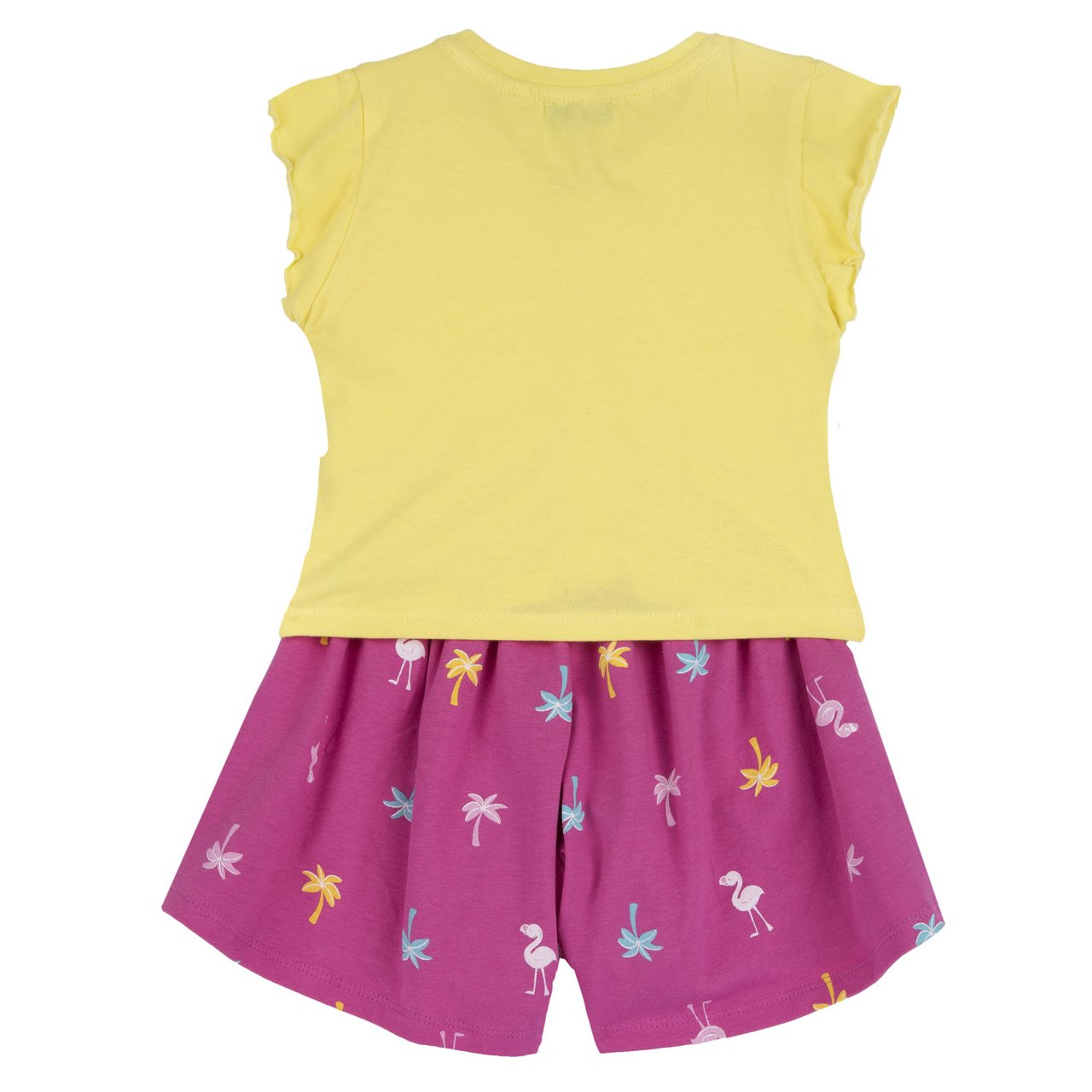 Conjunto de camiseta amarilla y pantalones cortos de playa Chicco - 1