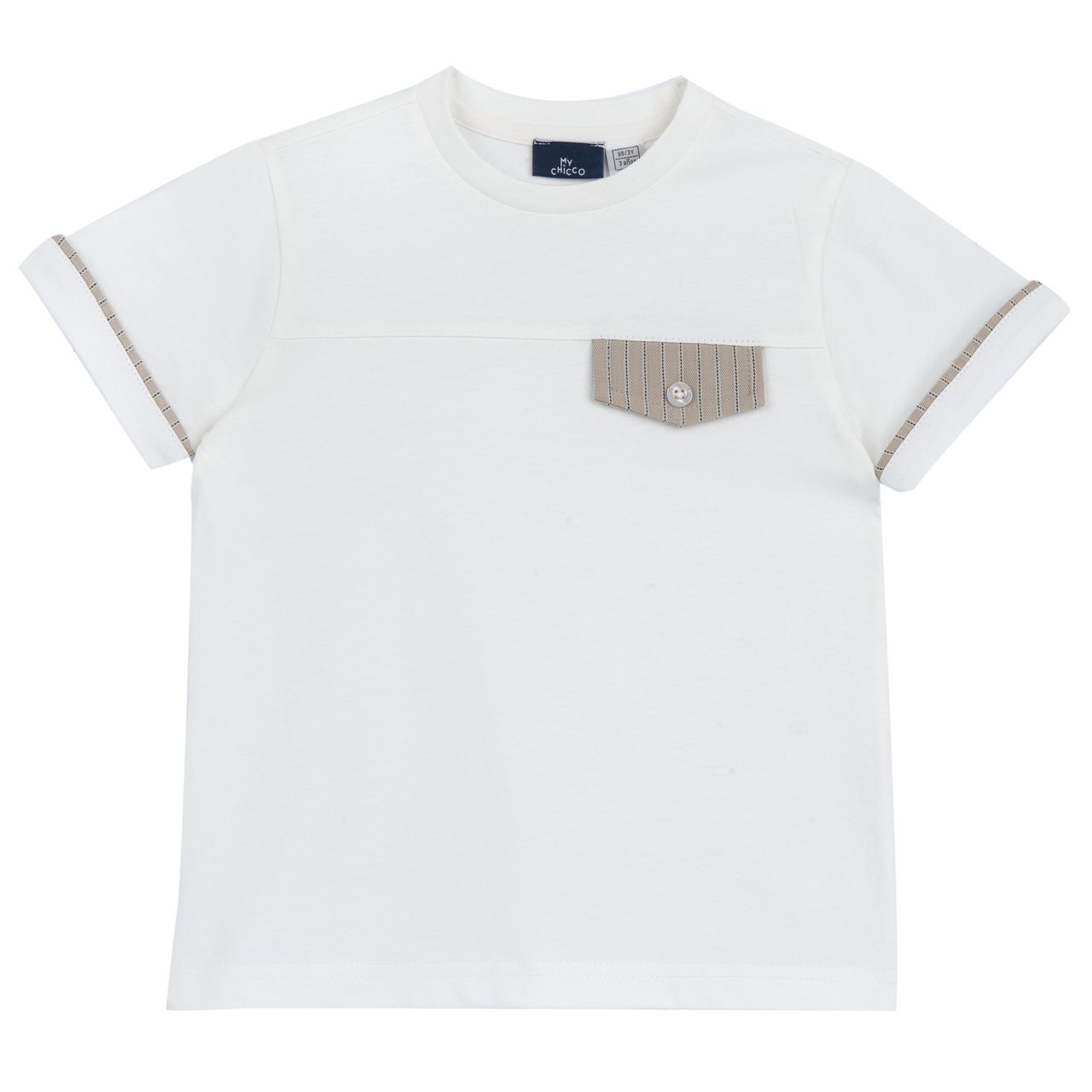 Chicco T-shirt van katoen met korte mouwen voor kinderen en jongeren Chicco T-shirt van katoen met korte mouwen voor kinderen en jongeren