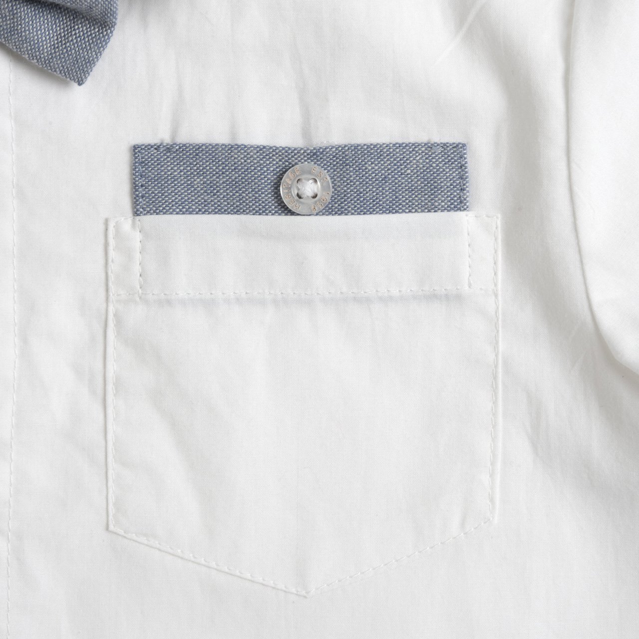 Camicia manica corta con papillon Chicco - 2