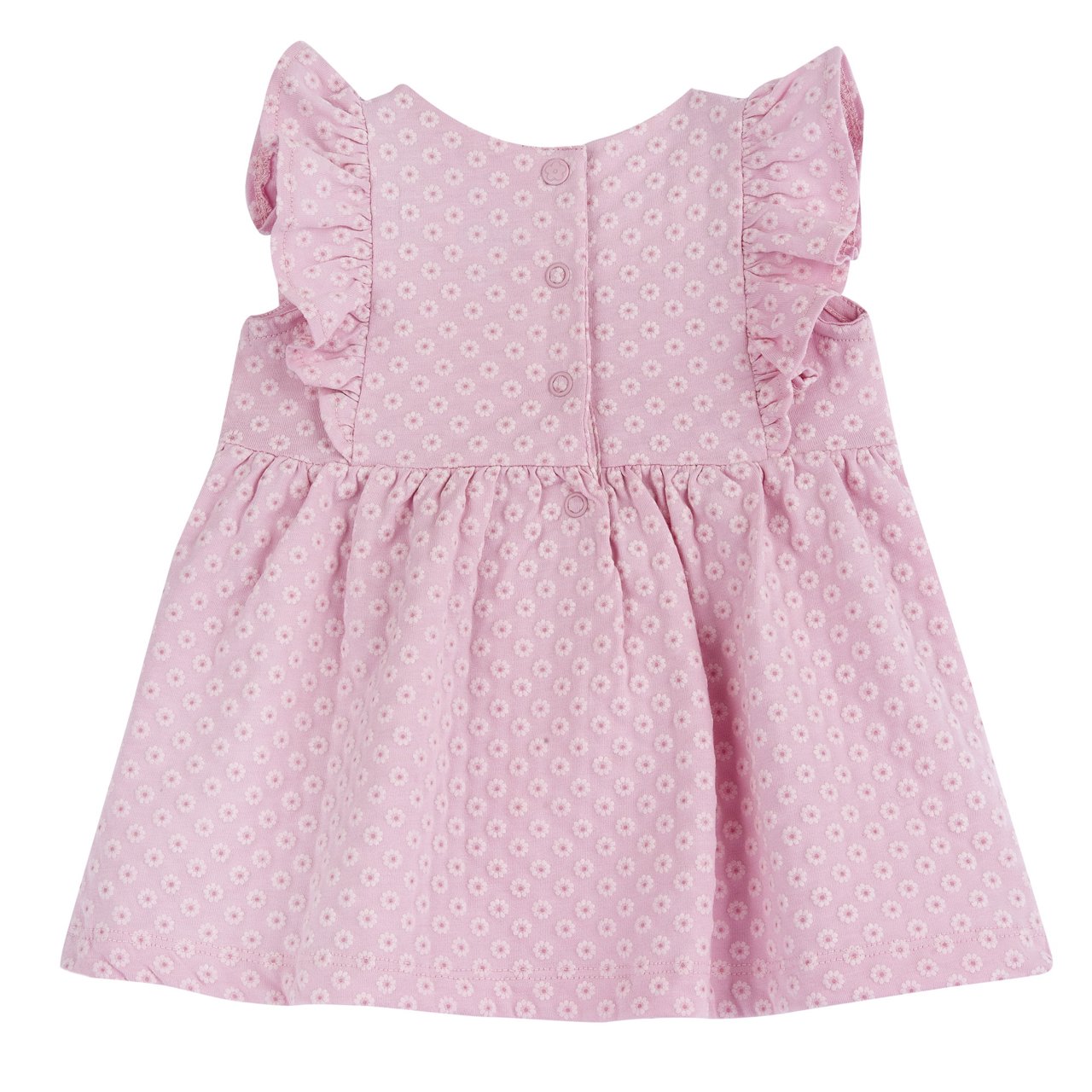 Vestido con flores rosa Chicco - 1