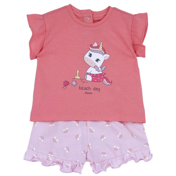 Completo maglietta manica corta con pantaloni corti