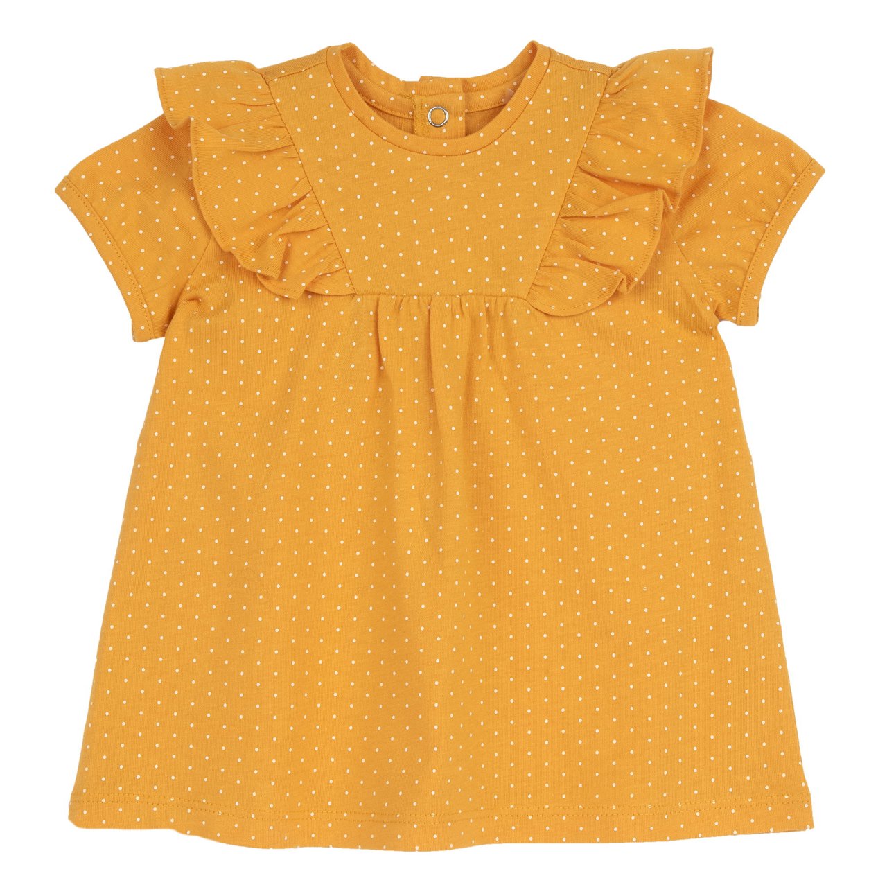 Vestido amarillo con lunares Chicco - 0