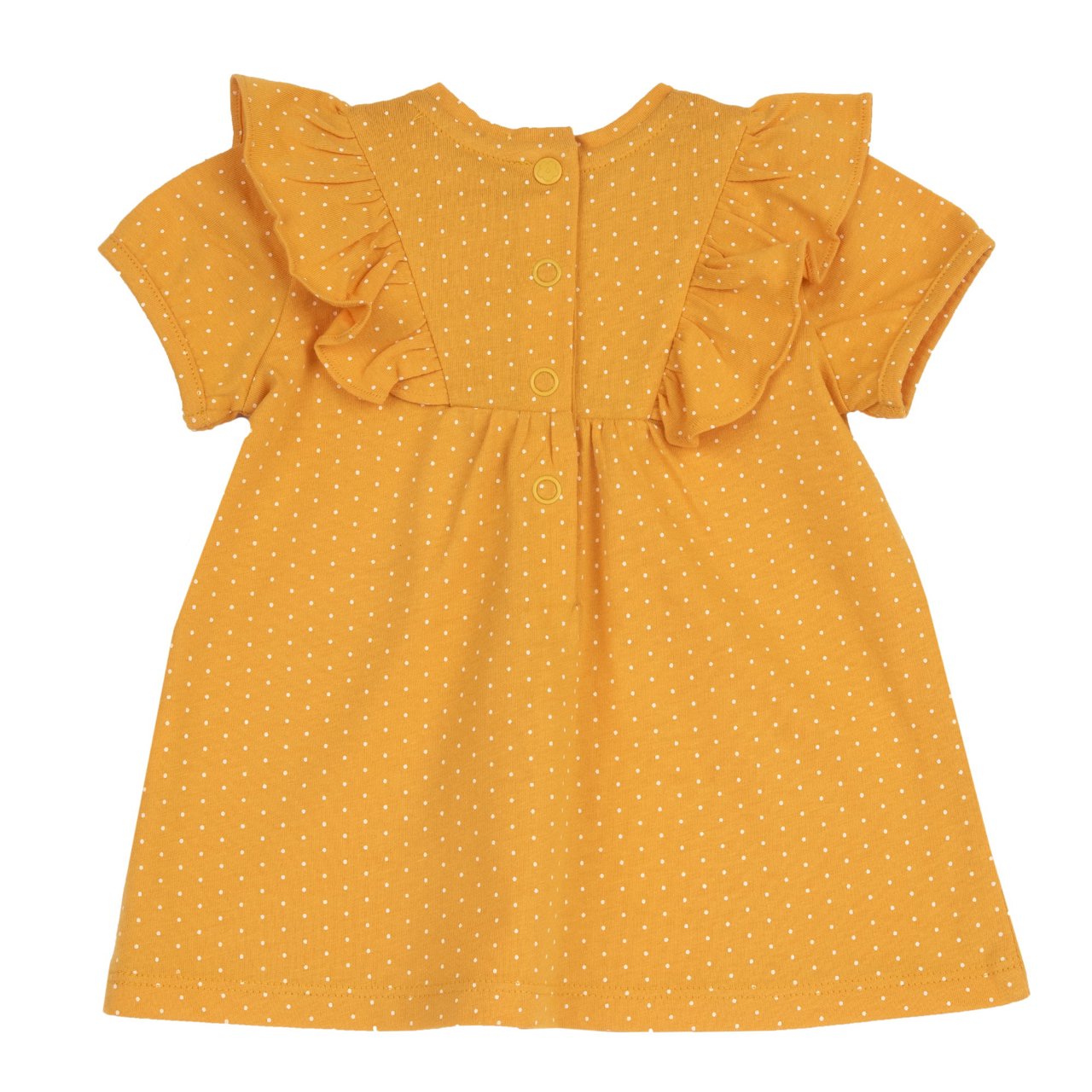 Vestido amarillo con lunares Chicco - 1