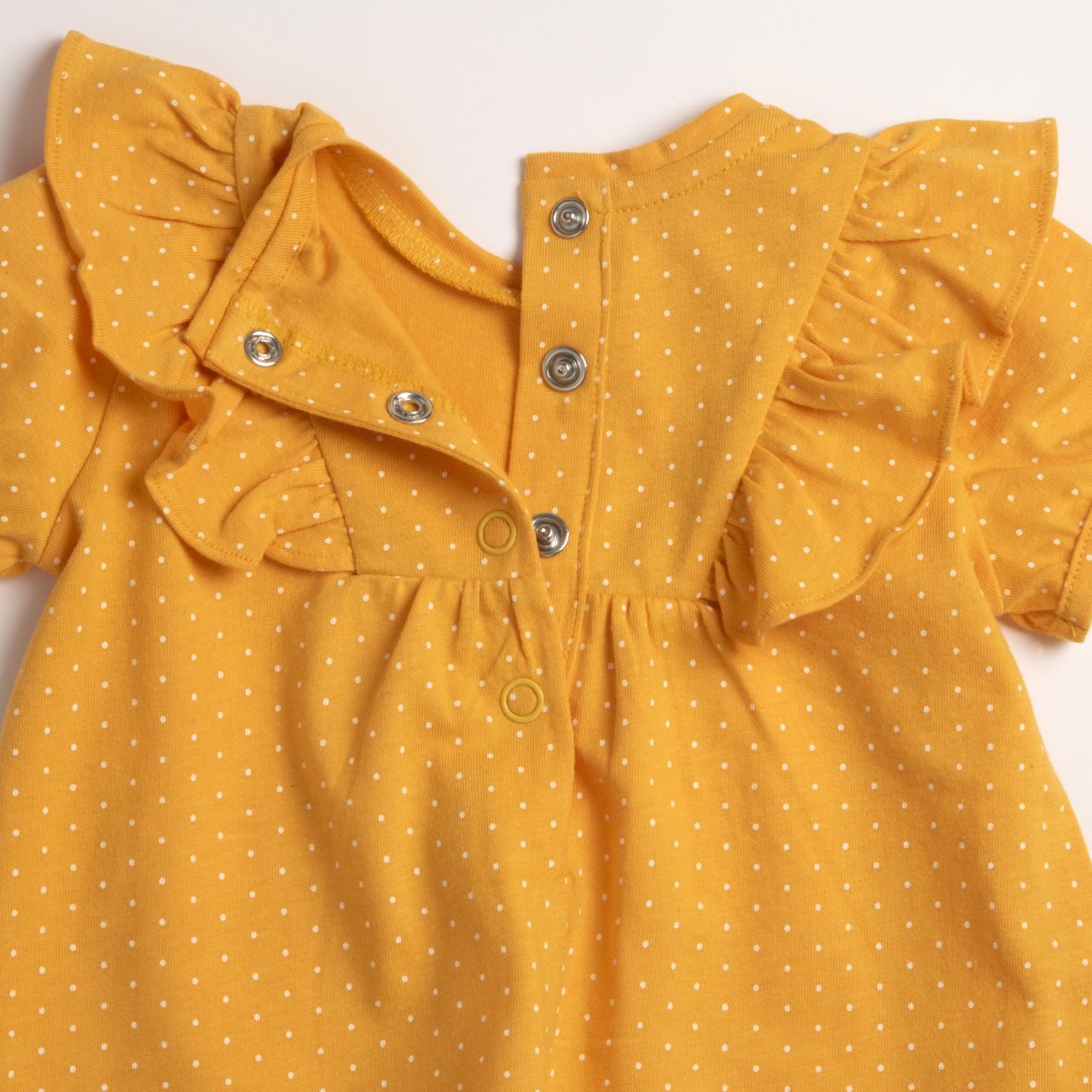 Vestido amarillo con lunares Chicco - 2