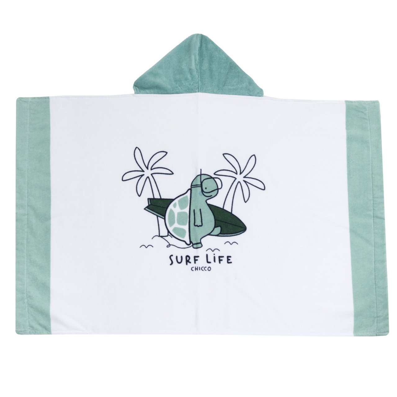 Telo in spugna con cappuccio Chicco - 0