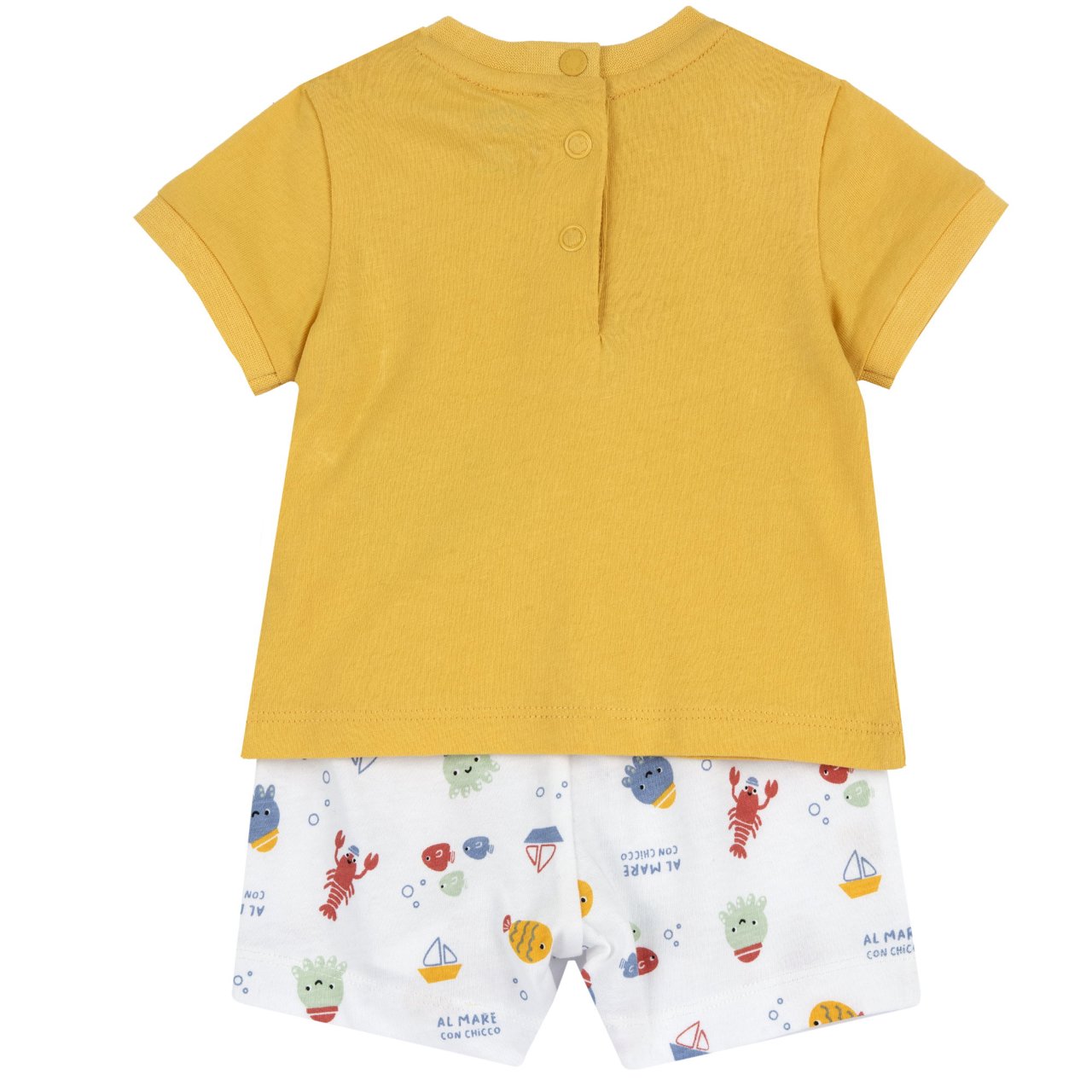 Conjunto de camiseta de manga corta y pantalones cortos con pulpos Chicco - 1