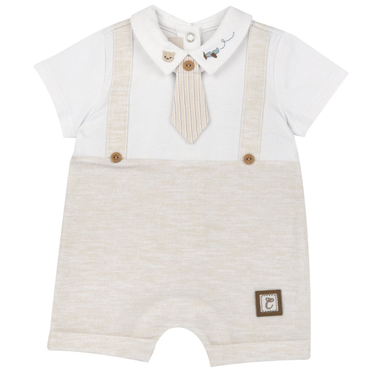 Pagliaccetto con cravatta Chicco - 0