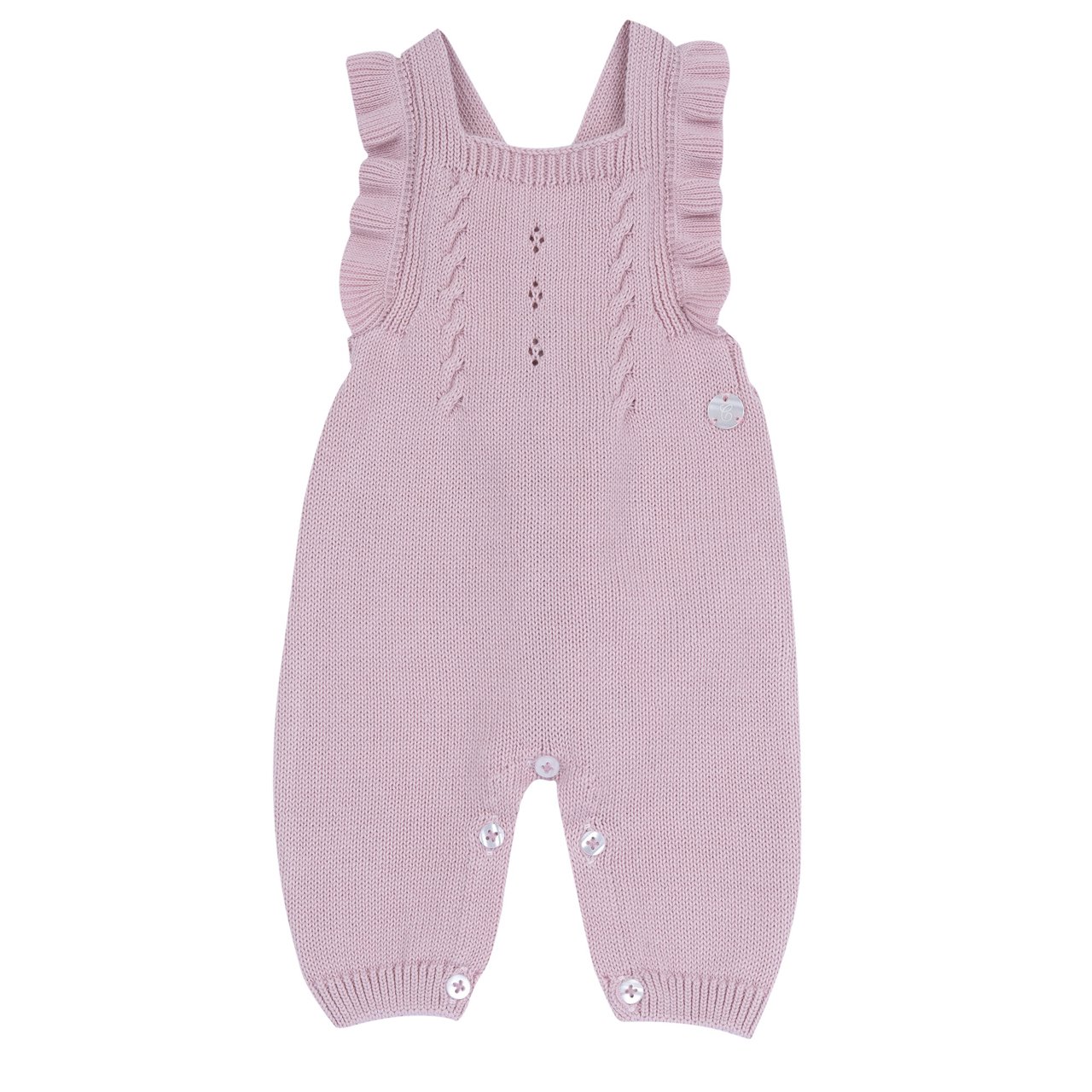 Peto largo de punto rosa Chicco - 0