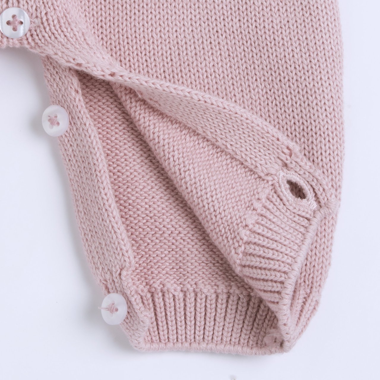 Peto largo de punto rosa Chicco - 2