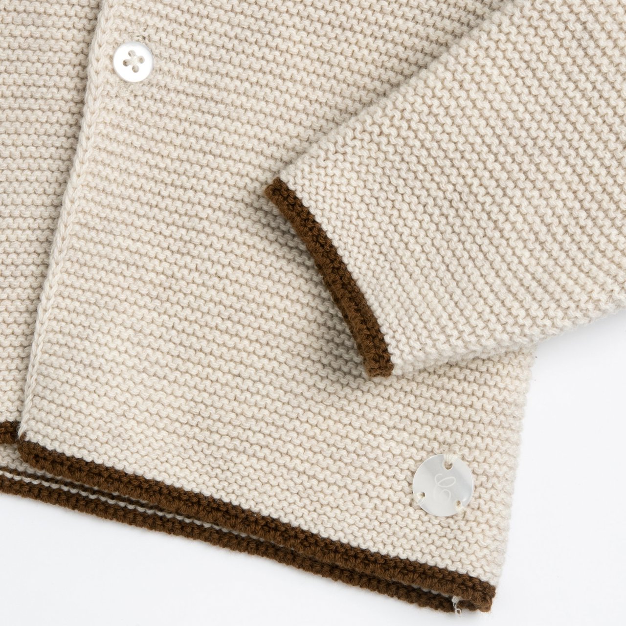 Cardigan de punto beige Chicco - 2