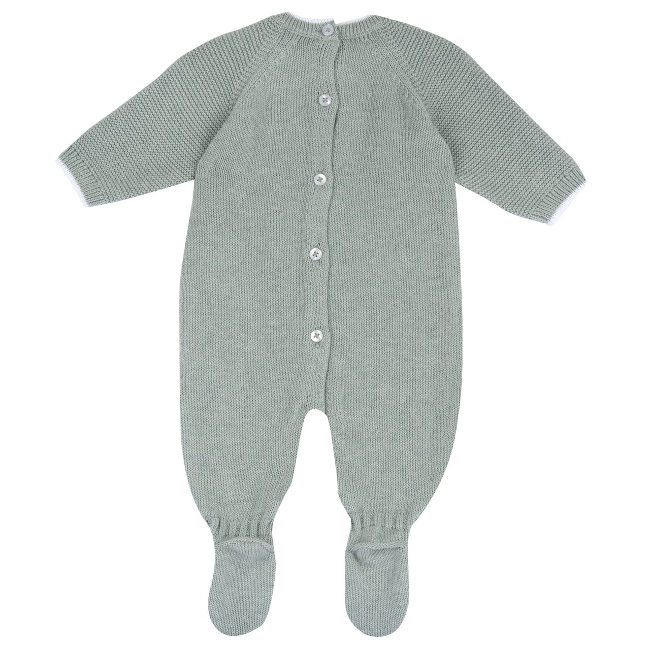 Pelele en malla verde con perrito Chicco - 1