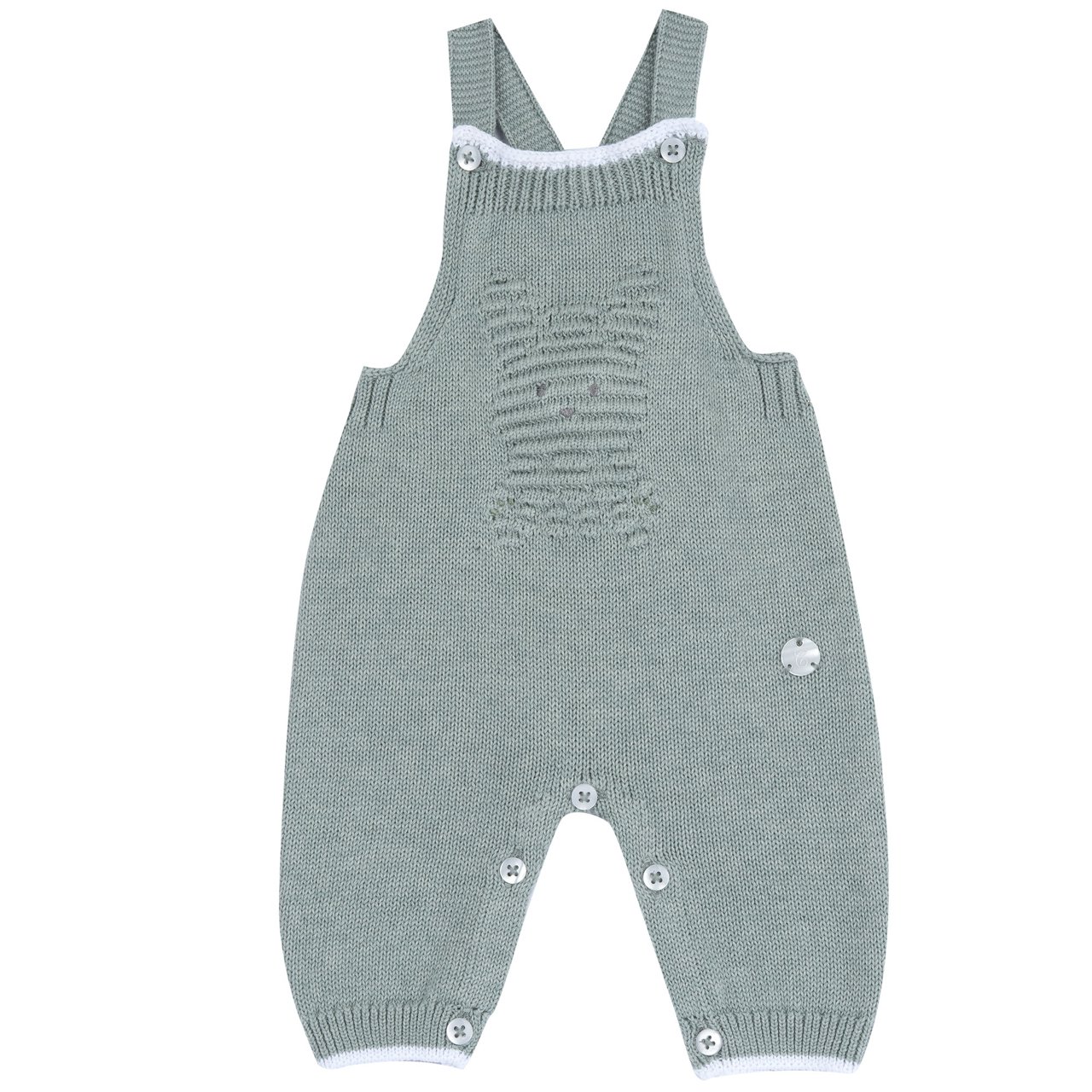 Peto largo de malla verde con perrito Chicco - 0