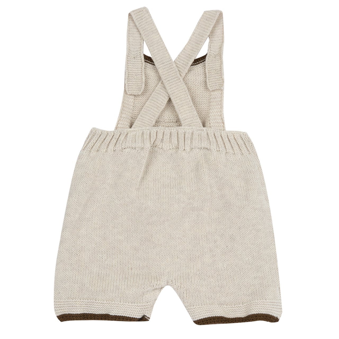 Peto corto de malla beige con osito Chicco - 1