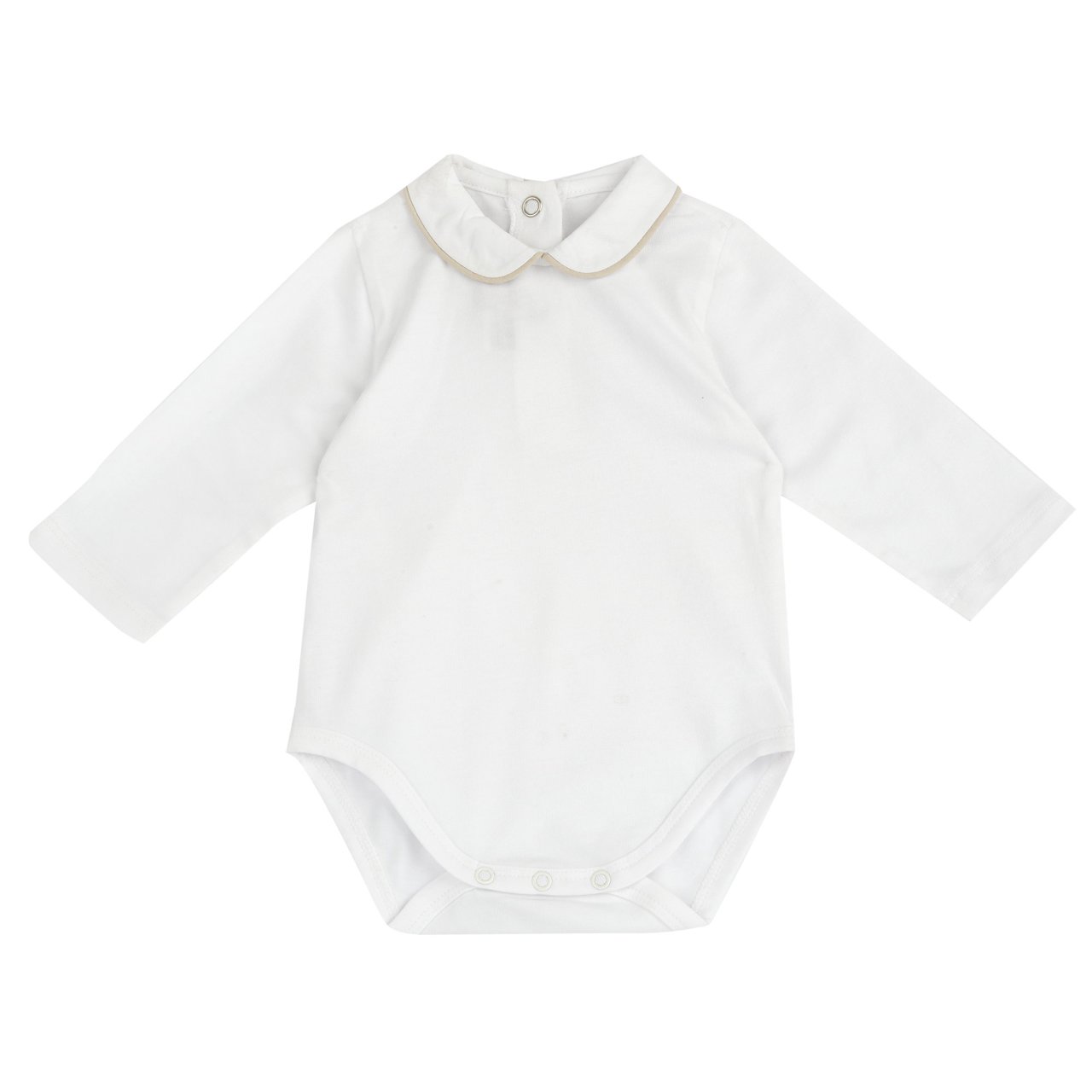 Body de manga larga con detalle Beige Chicco - 0