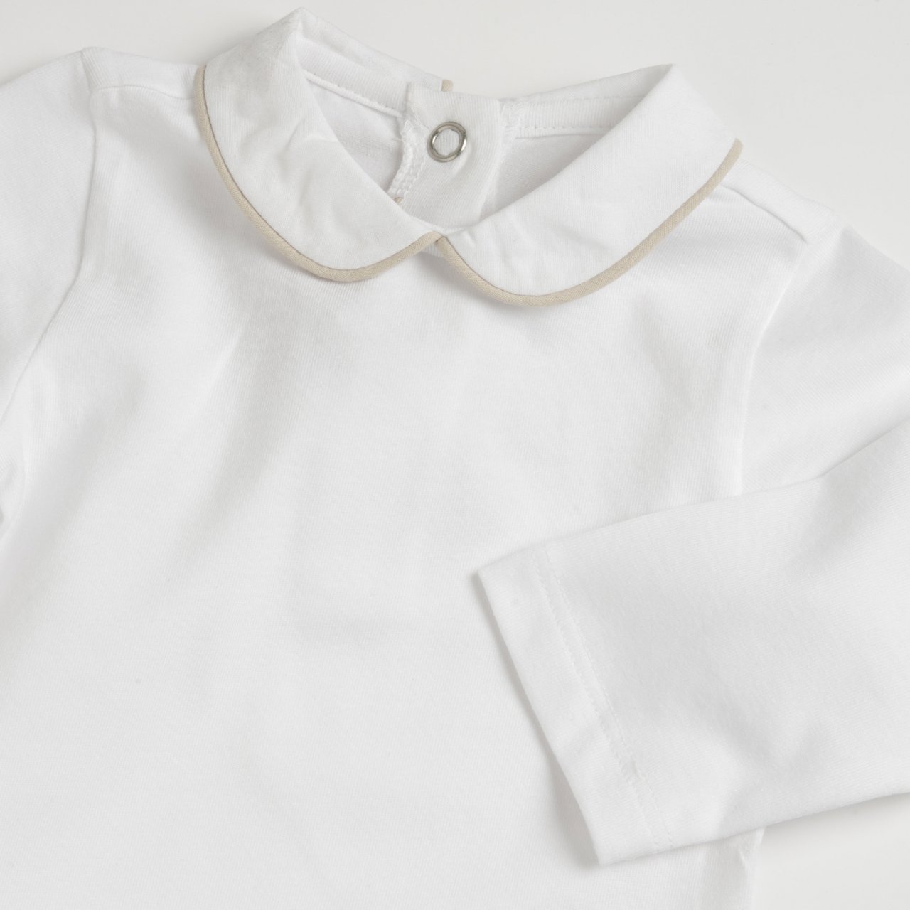 Body de manga larga con detalle Beige Chicco - 2