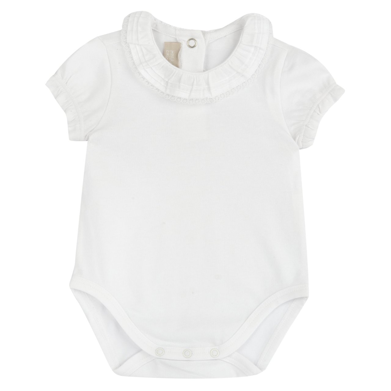 Body de manga corta con bordados Chicco - 0