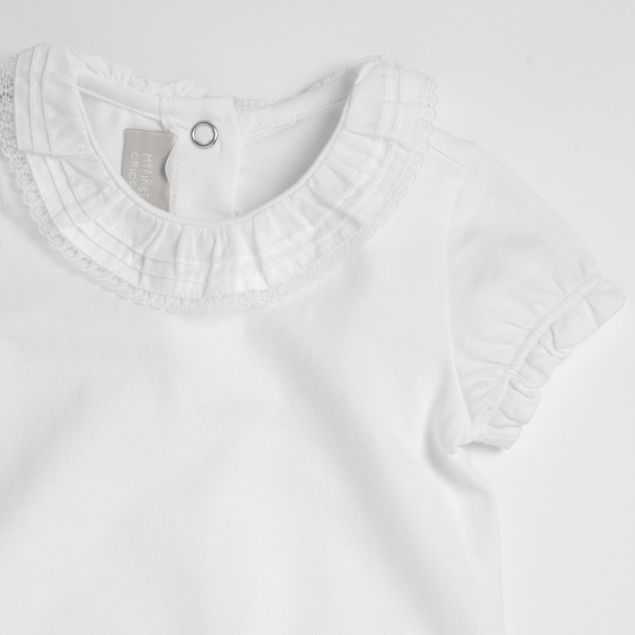 Body de manga corta con bordados Chicco - 2