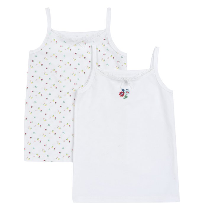 Set canottiere intime con spalla stretta 