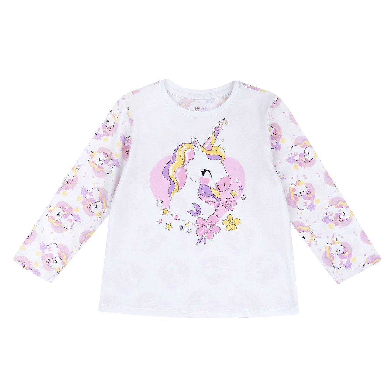 Maglietta pigiama manica lunga Unicorno Chicco - 0