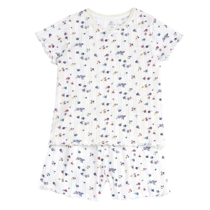 Pigiama corto con stampa fantasia