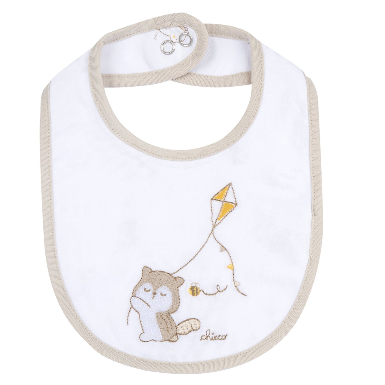 Bavaglino con ricamo Chicco - 0