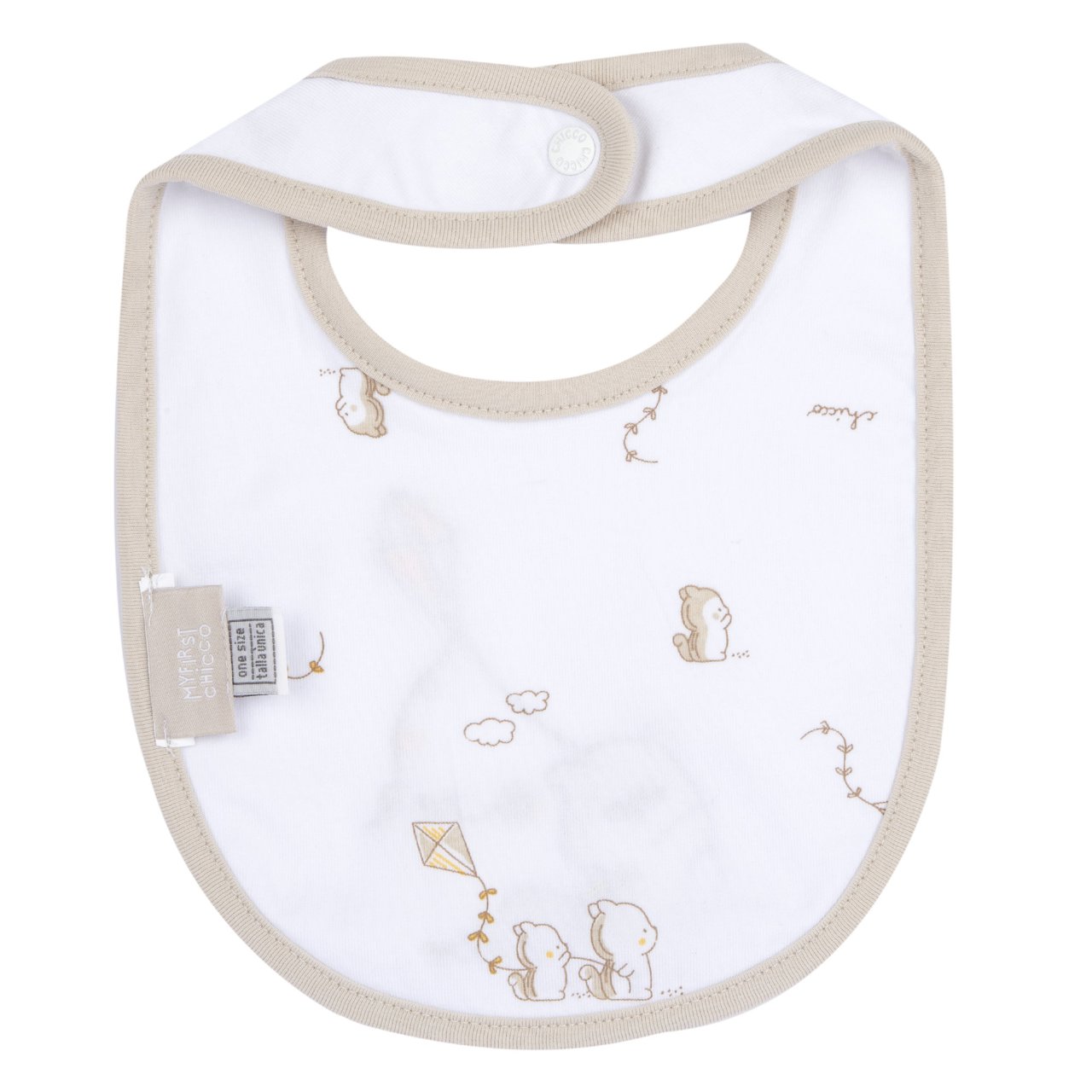 Bavaglino con ricamo Chicco - 1