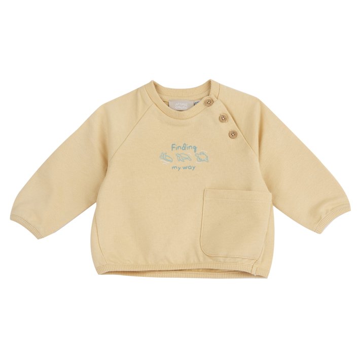 Camisola amarela com tartarugas