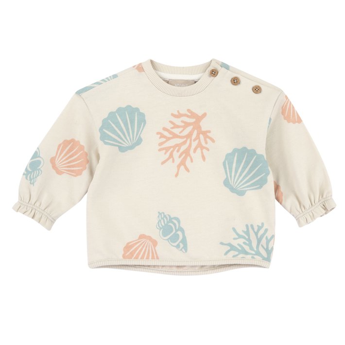 Felpa con stampa fantasia