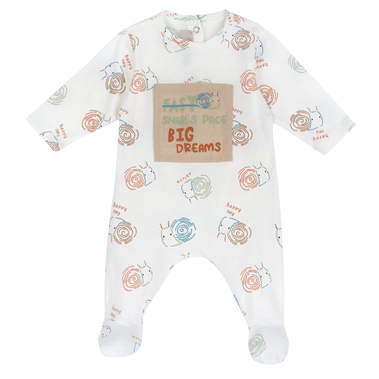 Tutina girocollo aperta dietro Chicco - 0