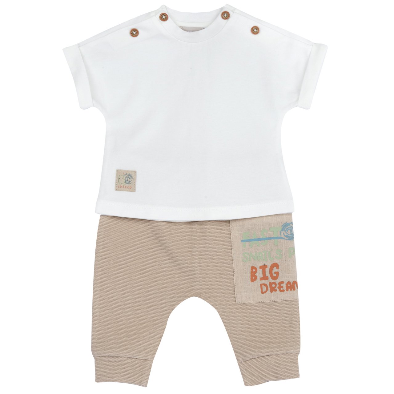 Completo maglietta e pantaloni lunghi Chicco - 0