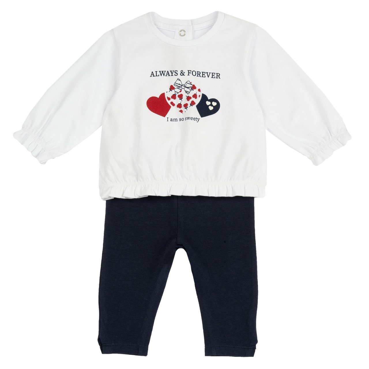 Completo maglietta manica lunga con leggings Chicco - 0