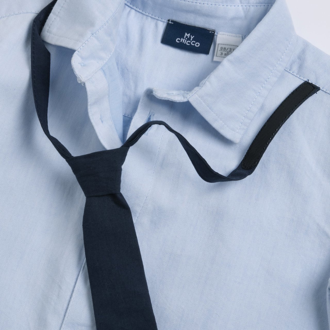 Camicia manica lunga con cravatta Chicco - 2