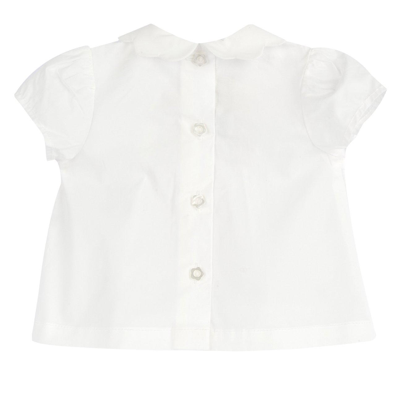 Camisa de com gola e flores bordadas Chicco - 1