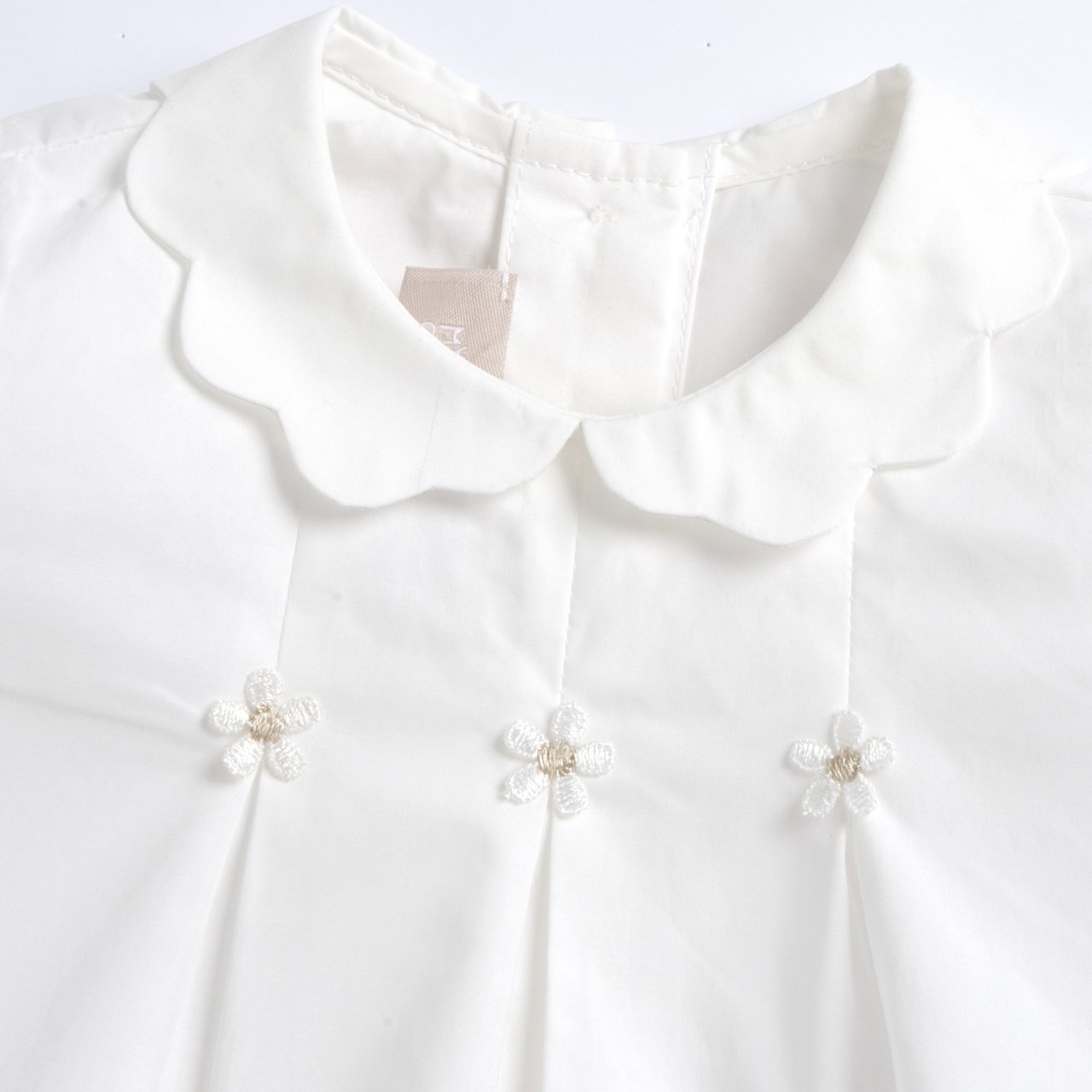 Camisa de com gola e flores bordadas Chicco - 2