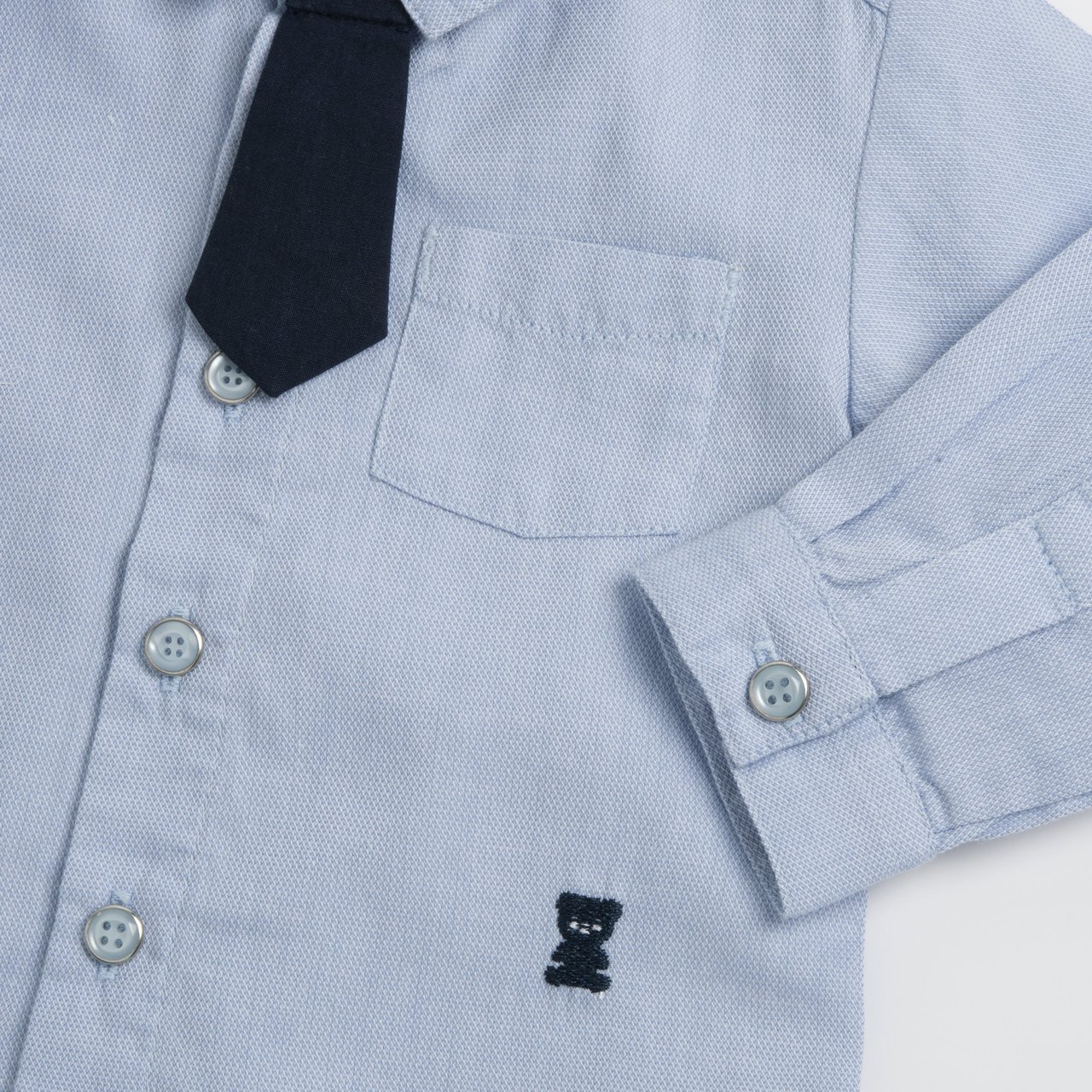 Camicia manica lunga con cravatta Chicco - 2