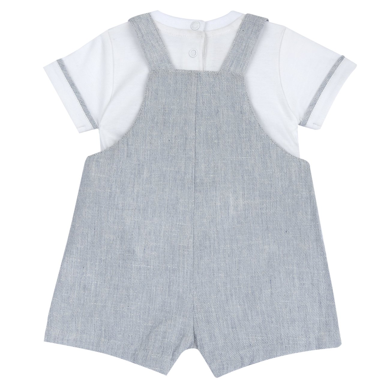 Conjunto de camiseta de manga corta y peto corto Chicco - 1