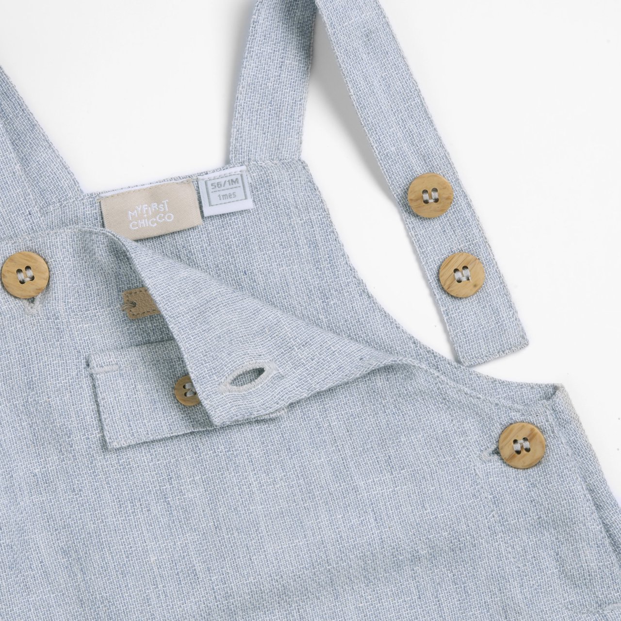 Conjunto de camiseta de manga corta y peto corto Chicco - 4