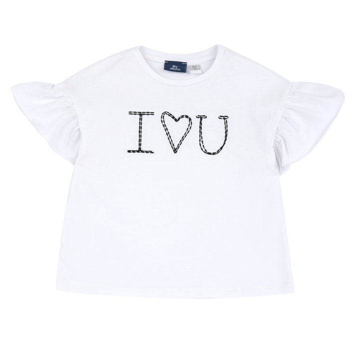 Camisola com Bordado "I Love U"