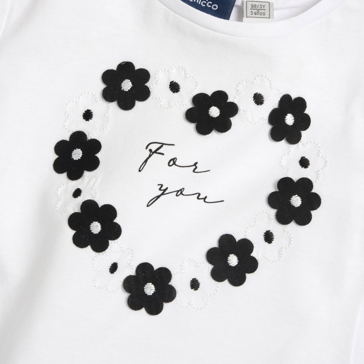 T-shirt manches courtes avec empi&egrave;cement Chicco - 2